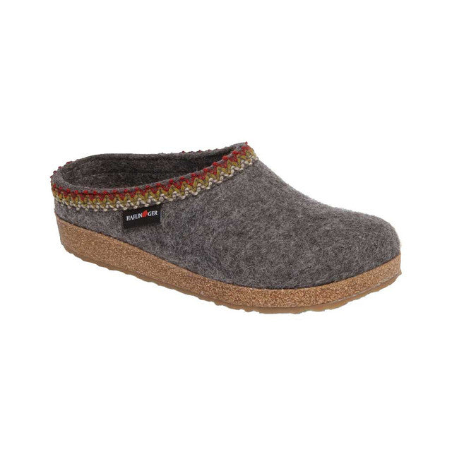 HAFLINGER Unisex Grizzly Zig Zag Arch Support Wool Clogs (711053)