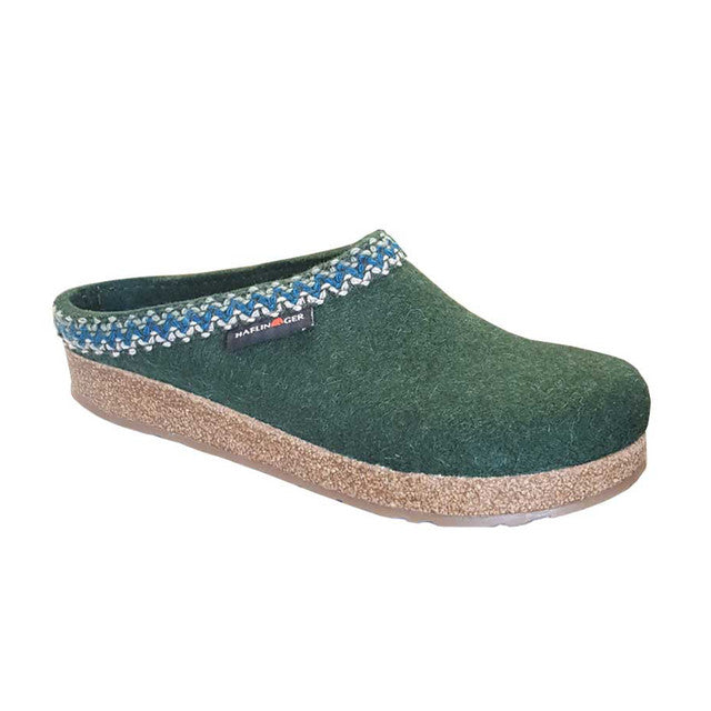 HAFLINGER Unisex Grizzly Zig Zag Arch Support Wool Clogs (711053)