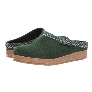 HAFLINGER Unisex Grizzly Zig Zag Arch Support Wool Clogs (711053)