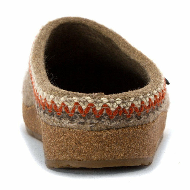 HAFLINGER Unisex Grizzly Zig Zag Arch Support Wool Clogs (711053)