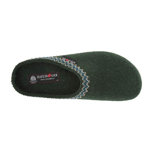 HAFLINGER Unisex Grizzly Zig Zag Arch Support Wool Clogs (711053)