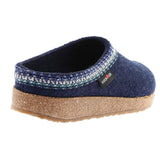 HAFLINGER Unisex Grizzly Zig Zag Arch Support Wool Clogs (711053)