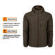 DRAKE MST Synthetic Down Hooded Jacket (DW4060)